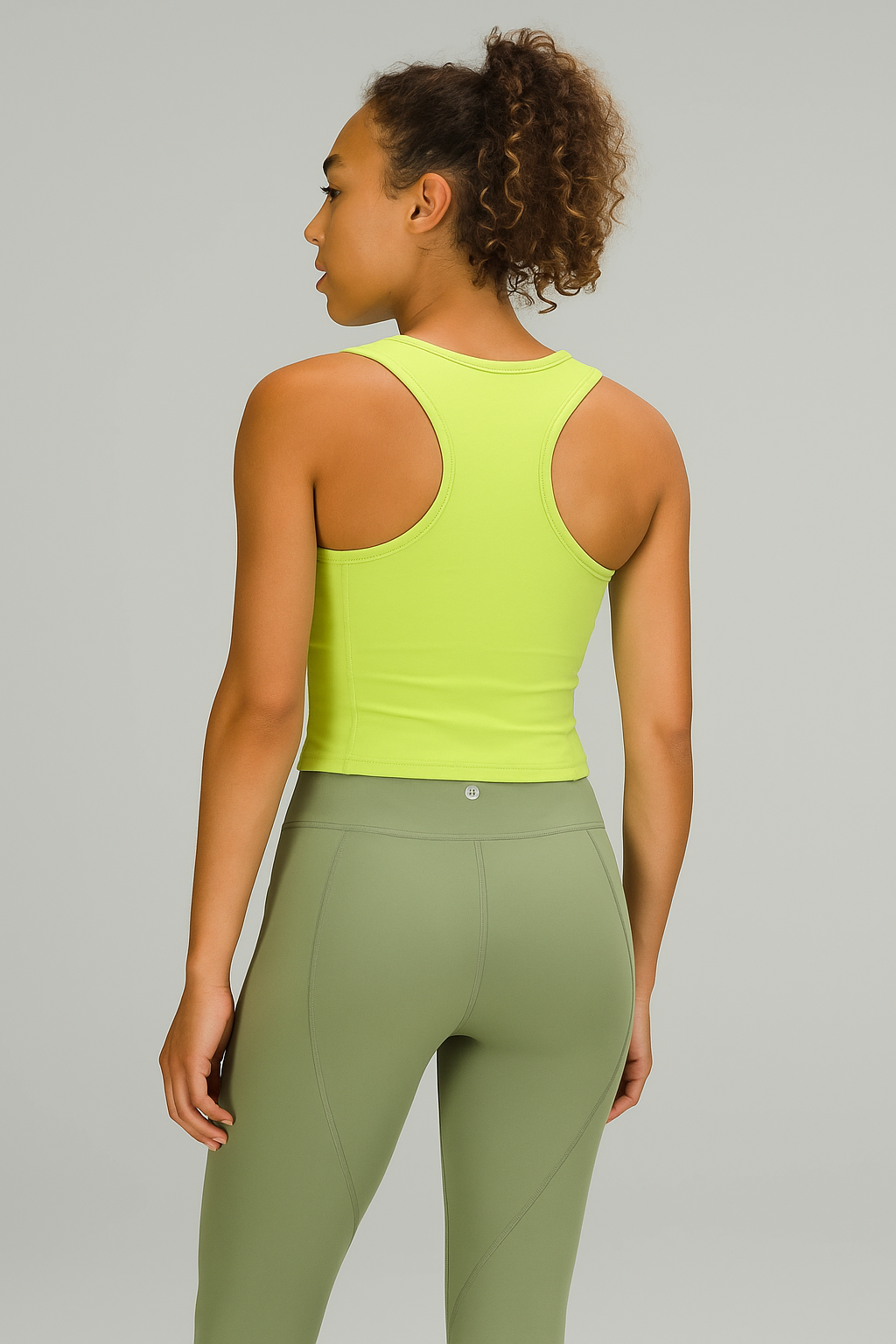 Lululemon Nulux Racerback Cropped Run Tank Top
