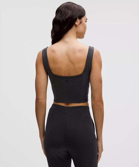 Ribbed Softstreme Sweetheart Tank Top